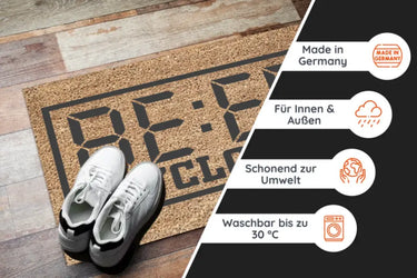 Fußmatte mit Spruch Bier -
